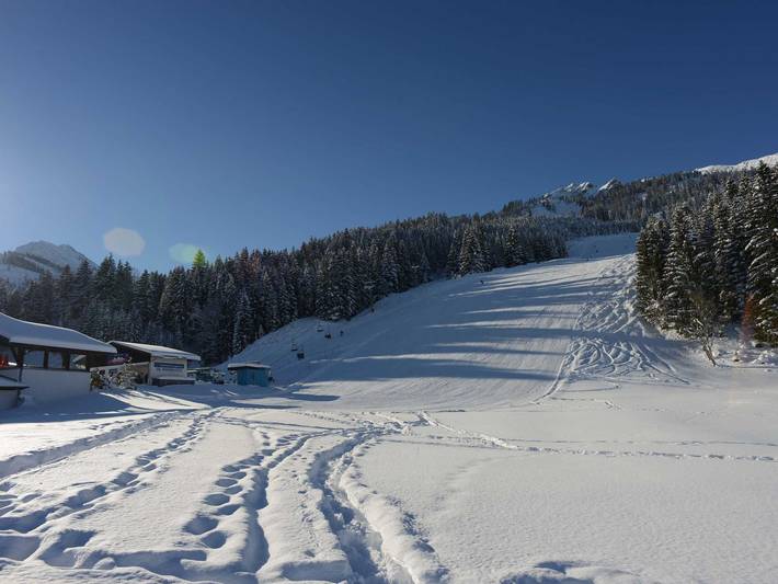 Alpengasthof Zur Post - Einzelzimmer Himmelschlüssel in Schattwald, Allgäuer Alpen (Österreich)