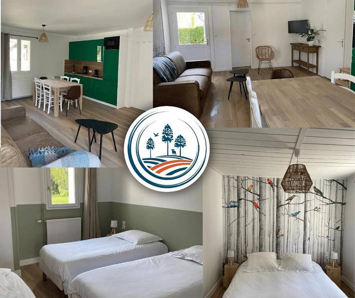 Station pour 14 personnes, avec terrasse et vue, animaux acceptés à Saint-Quentin-en-Tourmont - 2