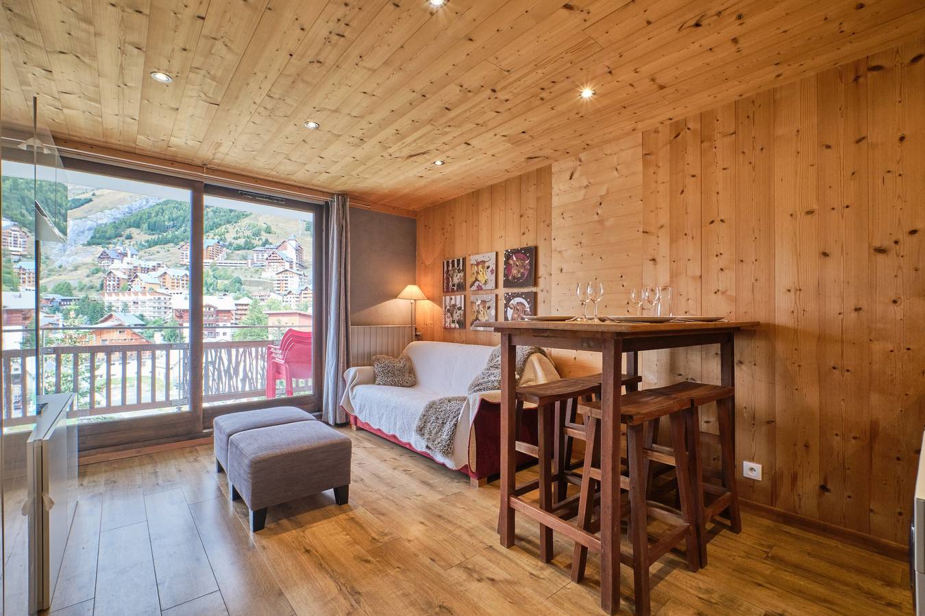 Appartement entier, Appartement 'Lauvitel K5' avec vue sur la montagne et balcon in Vénosc, Les Deux Alpes