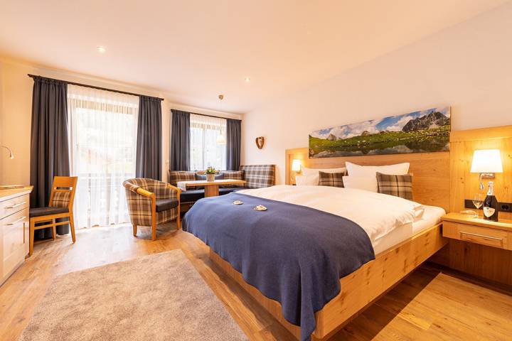 Hotel für 2 Personen, mit Balkon und Garten sowie Sauna