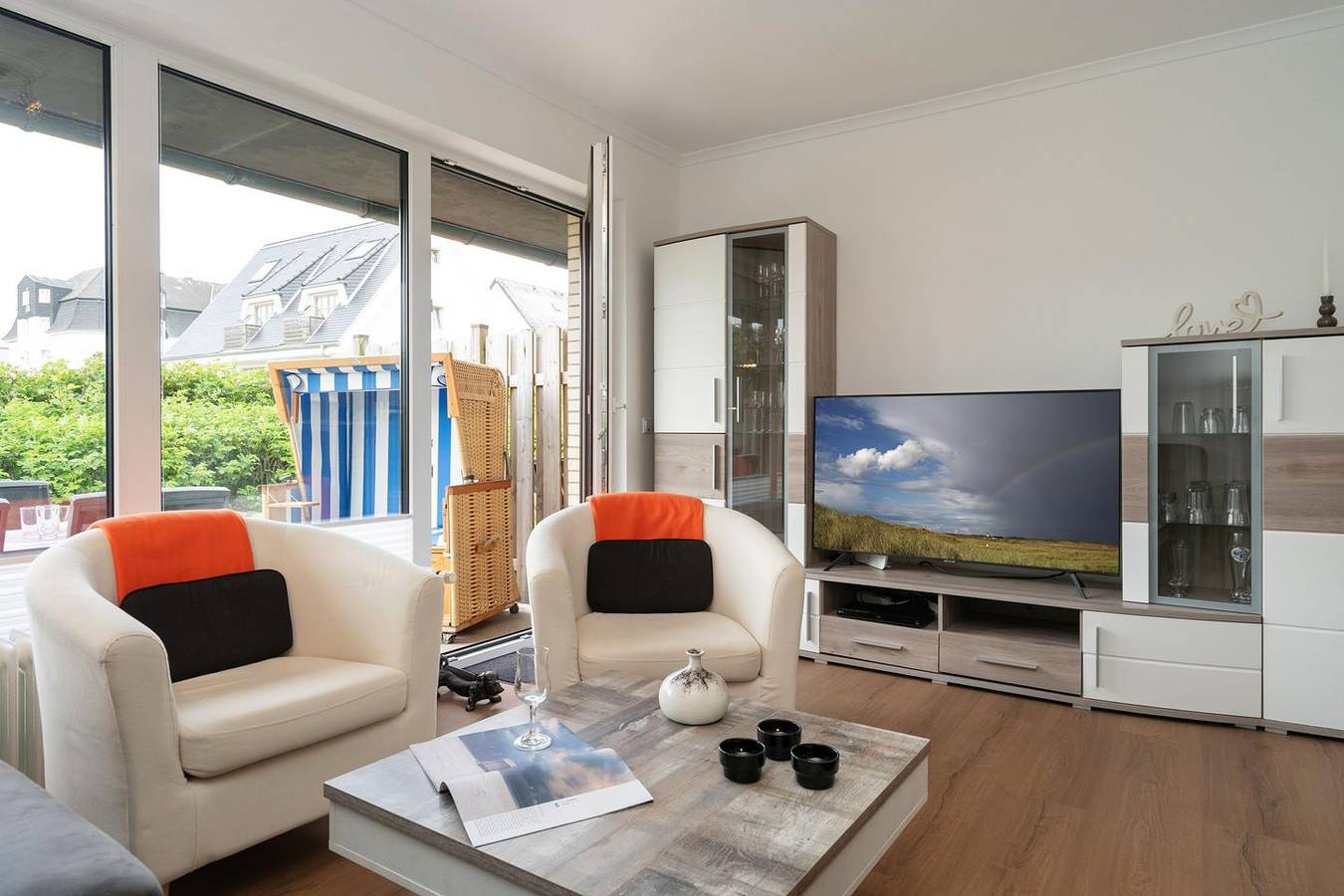 Ganze Wohnung, Gemütliche Ferienwohnung für 4 Pers. in zentraler Strandnähe in Wenningstedt in Wenningstedt, Sylt