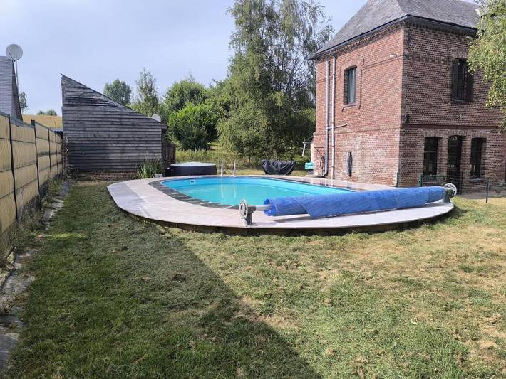 Location de vacances pour 18 personnes, avec Terrasse ainsi que Jardin et Piscine à Beauval-en-Caux - 4
