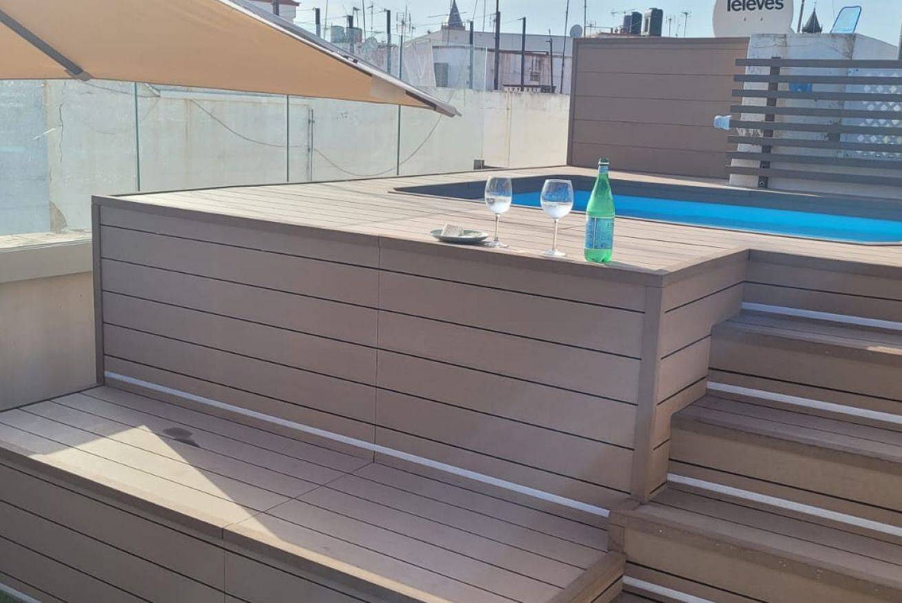 Ganze Wohnung, Ferienwohnung für 2 Personen mit Balkon/Terrasse in Casco Antiguo, Sevilla