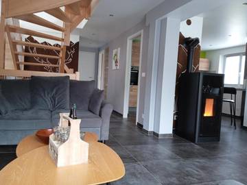 Gîte pour 7 personnes, avec jardin et vue à Stosswihr