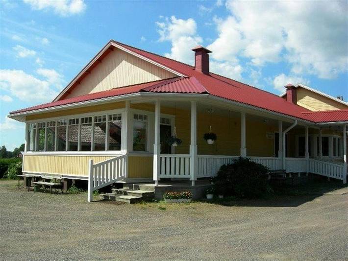 Ferienhaus, mit Terrasse und Garten sowie Sauna und Ausblick