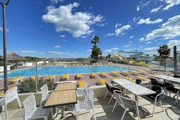 Camping pour 8 personnes, avec piscine à Lattes