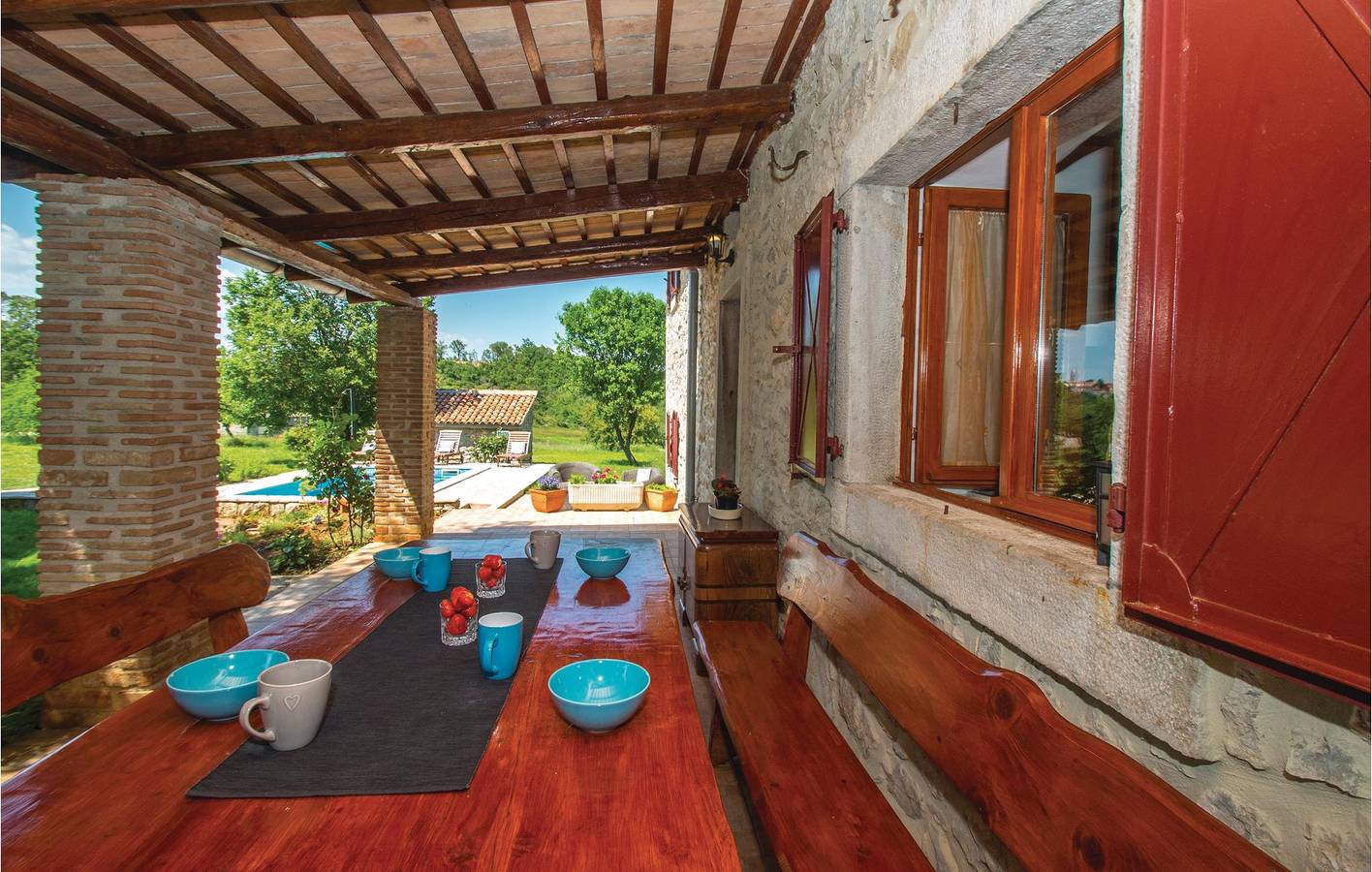 Casa de vacaciones para 8 personas con terraza in Costa Este De Istria