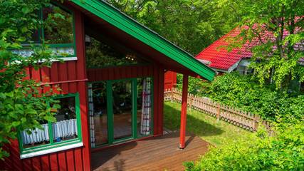 Ferienhaus für 5 Personen, mit Ausblick und Garten sowie Terrasse und Sauna, mit Haustier in Extertal