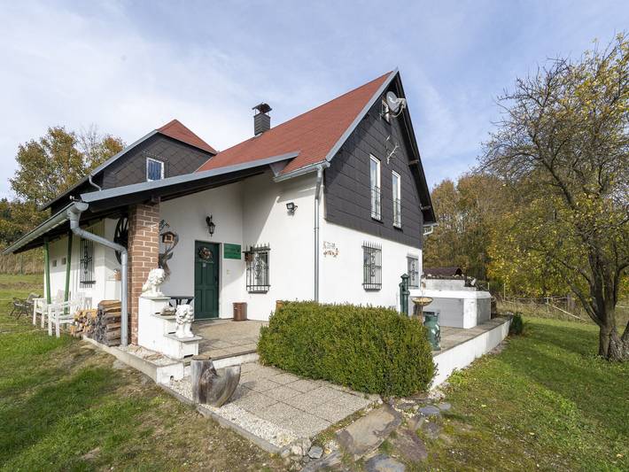 Hütte in Böhmen mit Sauna und Whirlpool in Graslitz, Karlsbad und Umgebung