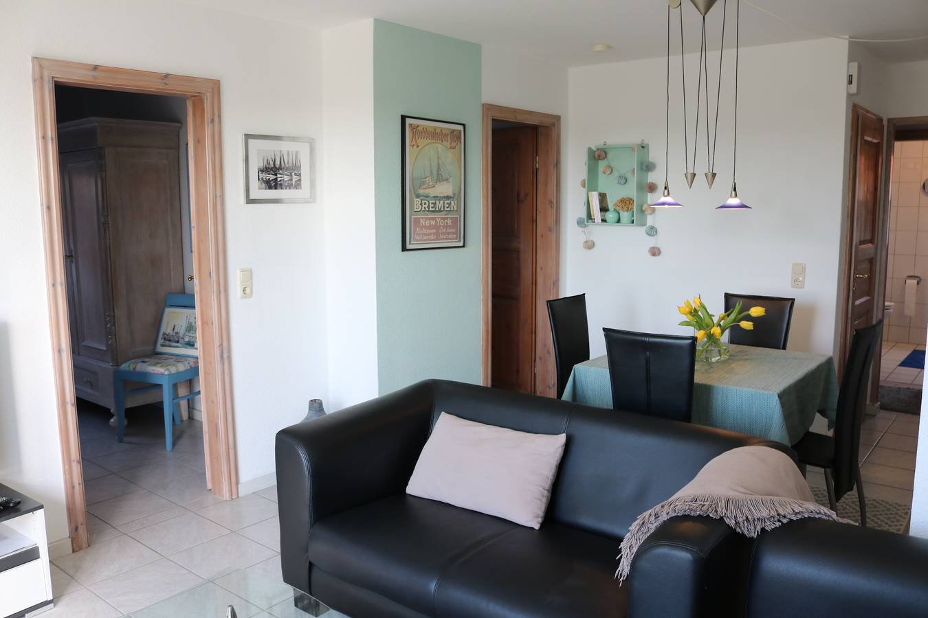 Ganze Ferienwohnung, Haus Deichblick - 3-Raum-Fewo Lachmöwe 726/101 in Hauptstrand Büsum, Busum Region