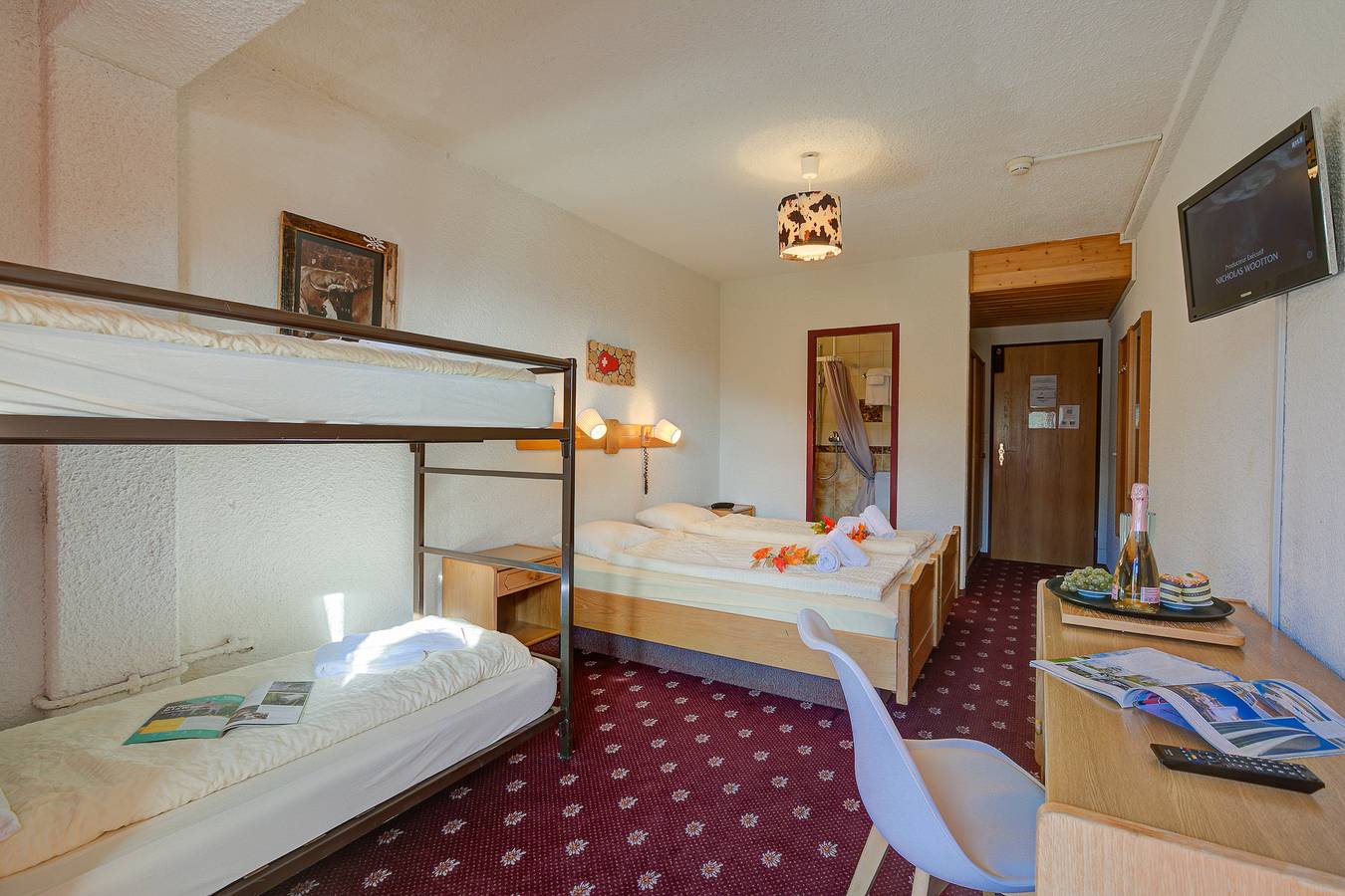 Hotel Relais Alpin Family Room & Balcony6 in Les Mosses, Ormont-Dessous