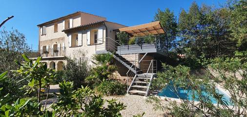 Chambre d’hôte pour 2 personnes, avec piscine et jardin dans Parc naturel régional des Baronnies provençales