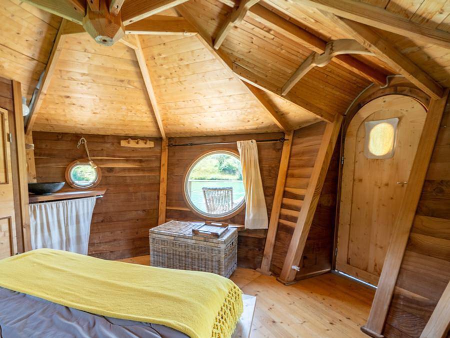 Camping le Lac Bleu - Ciela Village - Uniek 2 personen - Ciela Cabane Flottante - 1 slaapkamer (geen badkamer) in Châtillon-en-Diois, Die en omgeving