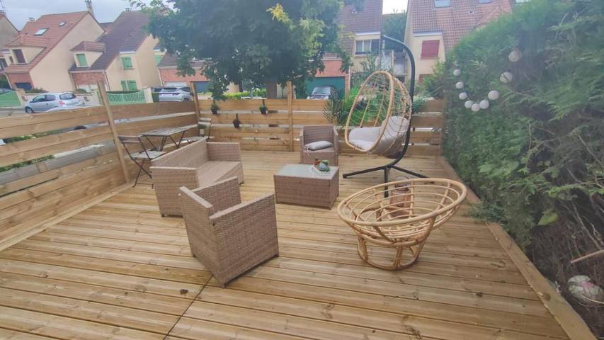 Cottage pour 2 personnes, avec terrasse à Villepreux