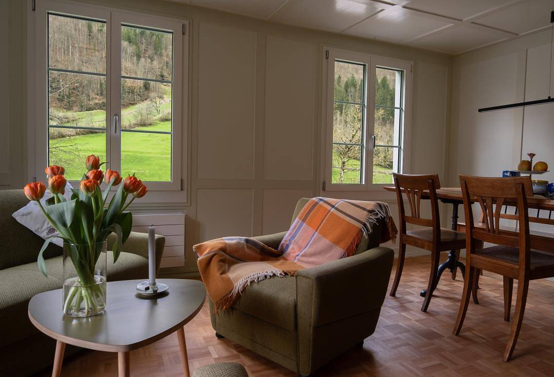 Ganze Wohnung, Revier z'Uhrmachers in Rüti GL, Glarus Süd