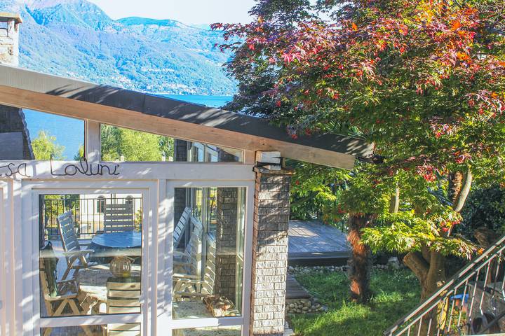 Ferienhaus für 4 Personen, mit Ausblick und Balkon sowie Garten und Seeblick in Lago Maggiore (Lombardei) - 4