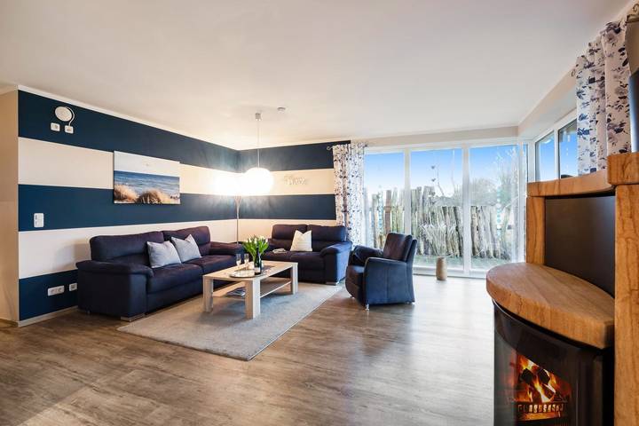 Bungalow für 7 Personen, mit Terrasse und Garten sowie Sauna