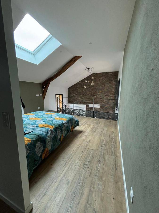 Double Room with Mountain View in Moirans, Isère
