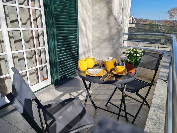 Apartamento de férias para 4 pessoas, com Varanda