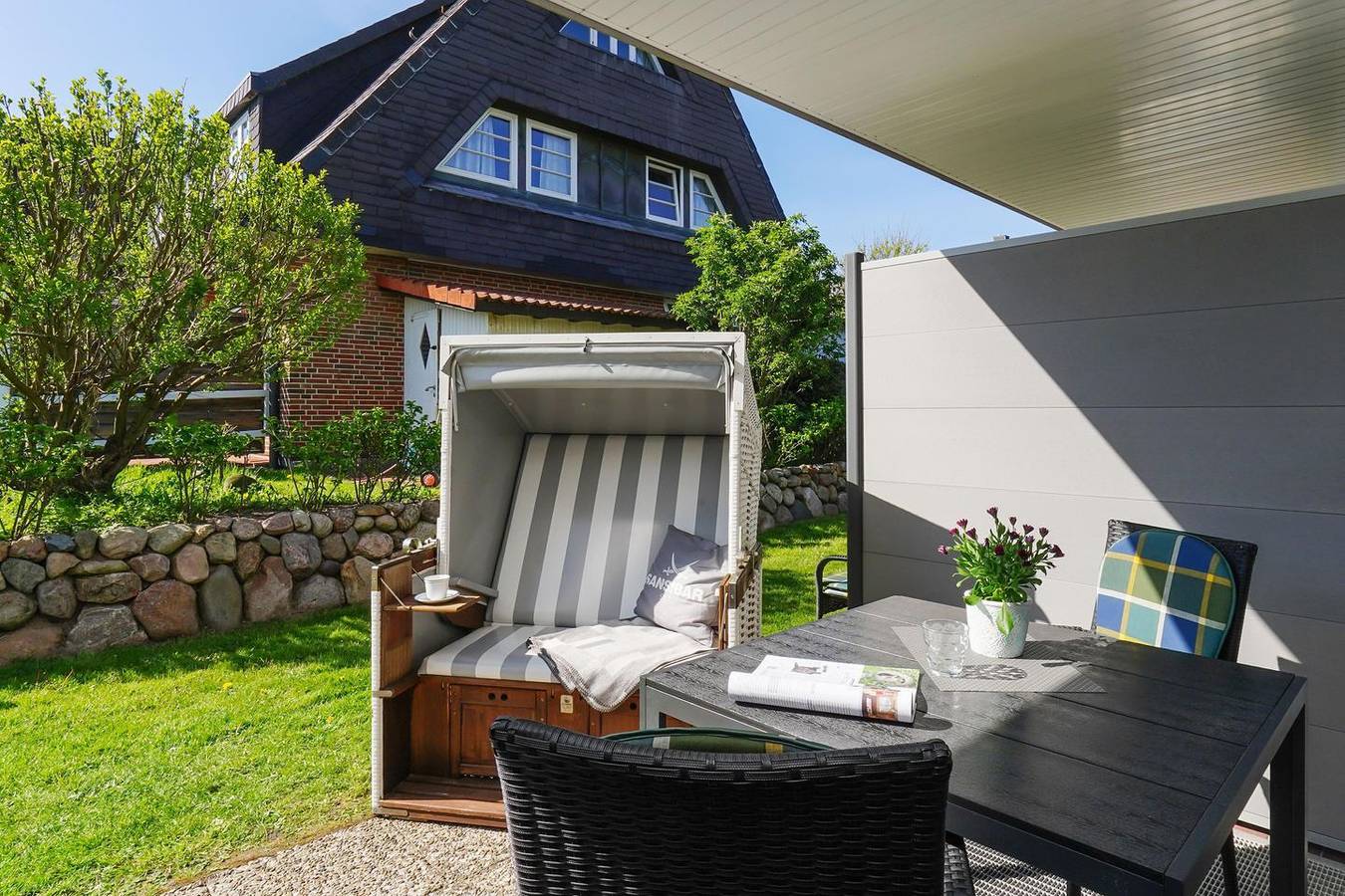 Ganze Wohnung, Nordstern – 3-Zimmer-App. für 4 Personen mit Terrasse, Stellplatz, Wlan. in Westerland, Sylt (Gemeinde)