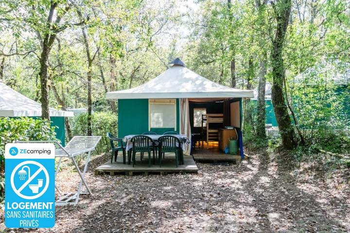 Camping pour 5 personnes, avec bassin pour enfant en Corrèze