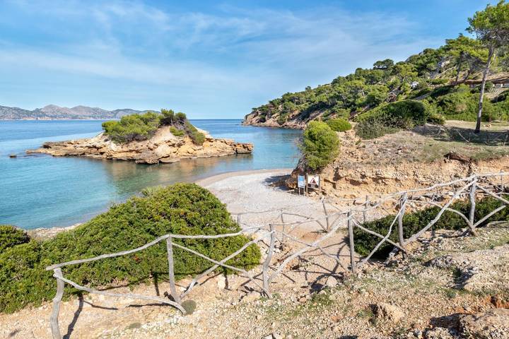 Villa mit Meerblick, Pool, WiFi und Grill - Strandnähe in Bonaire, Alcúdia