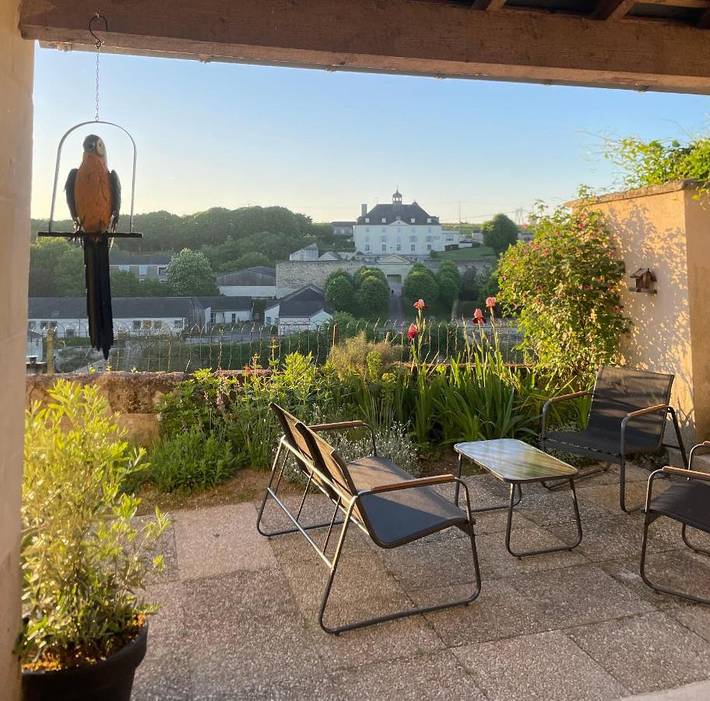 Location de vacances pour 5 personnes, avec vue et jardin à Turquant - 3