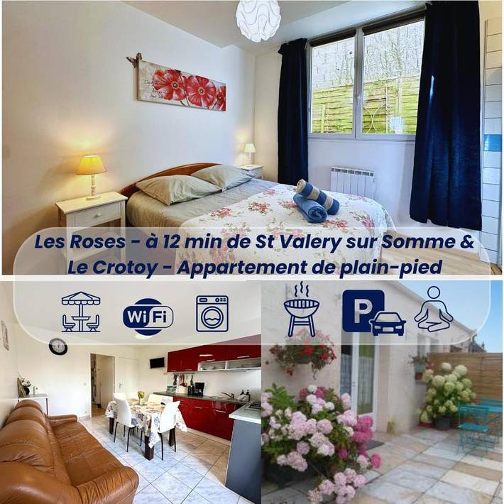 Gîte pour 2 personnes, avec Terrasse et Jardin à Noyelles-sur-Mer