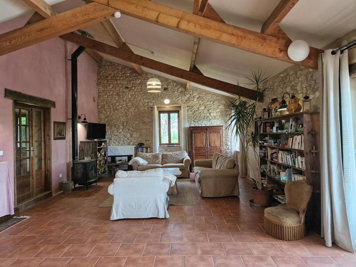 Location de vacances pour 9 personnes, avec vue et jardin, animaux acceptés à Monflanquin - 4