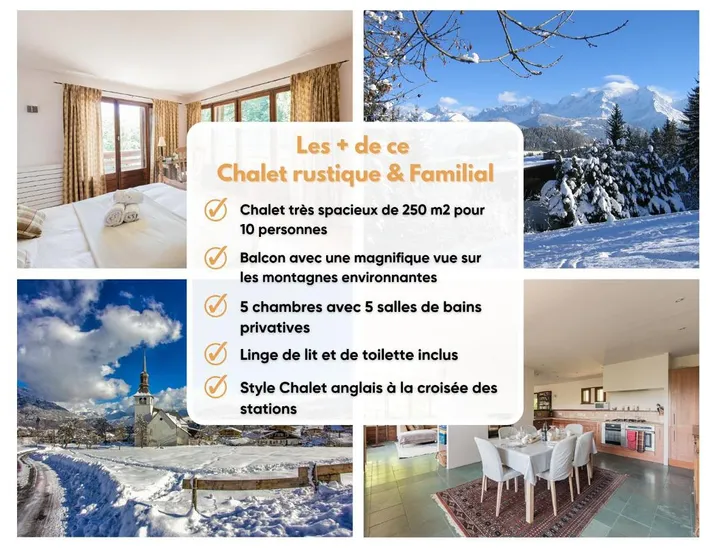 Chalet pour 10 personnes, avec terrasse - 1