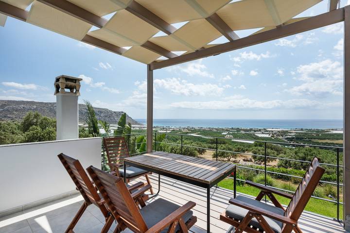 Ferienhaus für 7 Personen, mit Balkon und Garten in Sitia Gemeinde