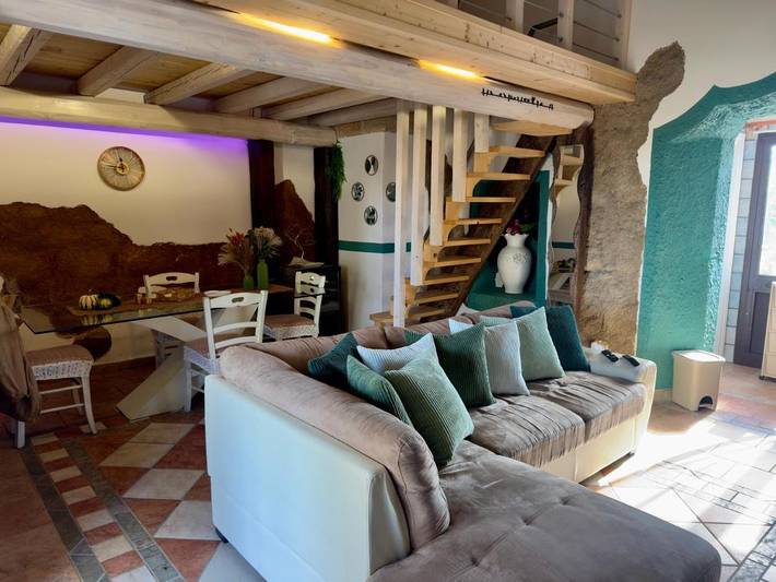 Ferienwohnung für 3 Personen, mit Pool und Ausblick sowie Garten, mit Haustier - 1