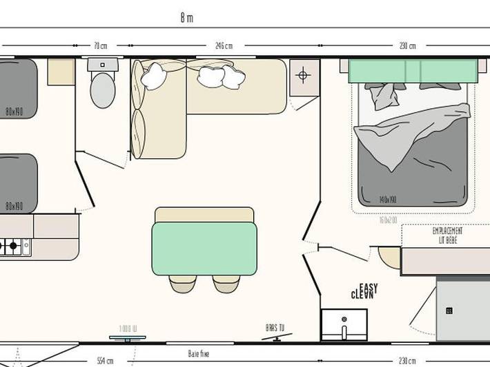 Camping für 4 Personen in der Pays de la Loire - 4
