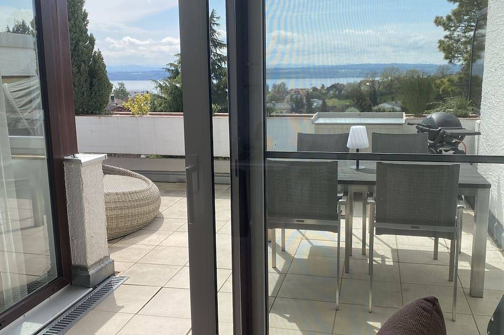 Ganze Wohnung, Apartment mit einzigartigem Blick auf See und Alpen in Daisendorf, Region Bodensee-Oberschwaben