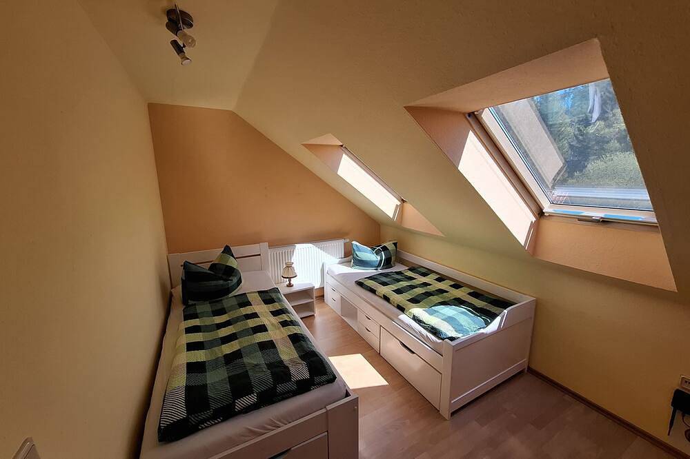 Ganze Wohnung, Fw Warme Bode mit 2 Schlafzimmern - Ferienwohnungen Königshof in Königshütte (Harz), Harzvorland