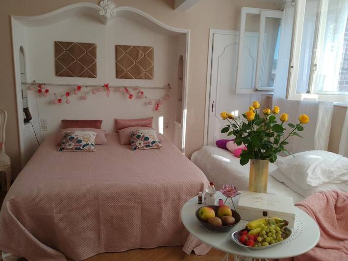 Appartement de vacances pour 3 personnes, avec Jacuzzi et Terrasse ainsi que Jardin et Vue