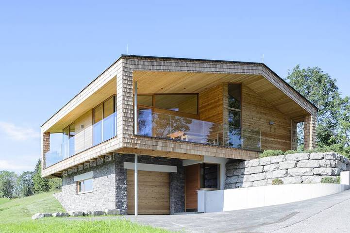 Chalet für 5 Personen, mit Sauna und Balkon sowie Garten, mit Haustier