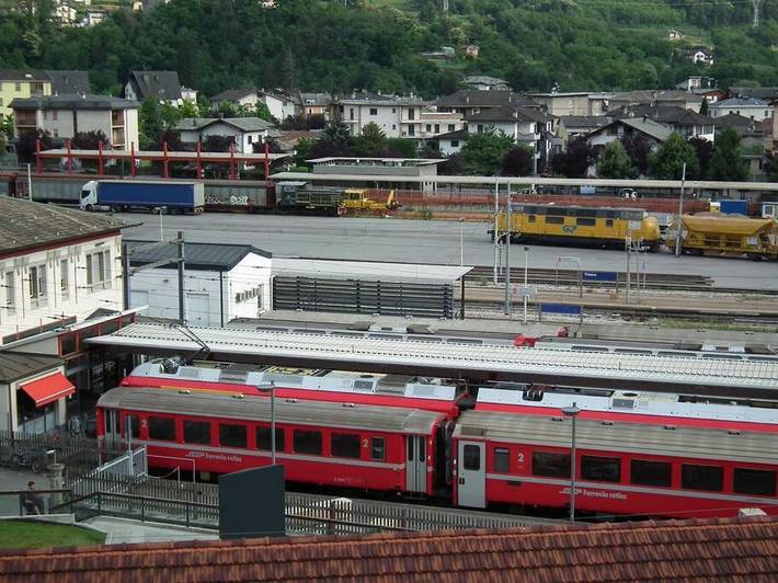 Ferienwohnung für 4 Personen, mit Balkon und Ausblick in Tirano