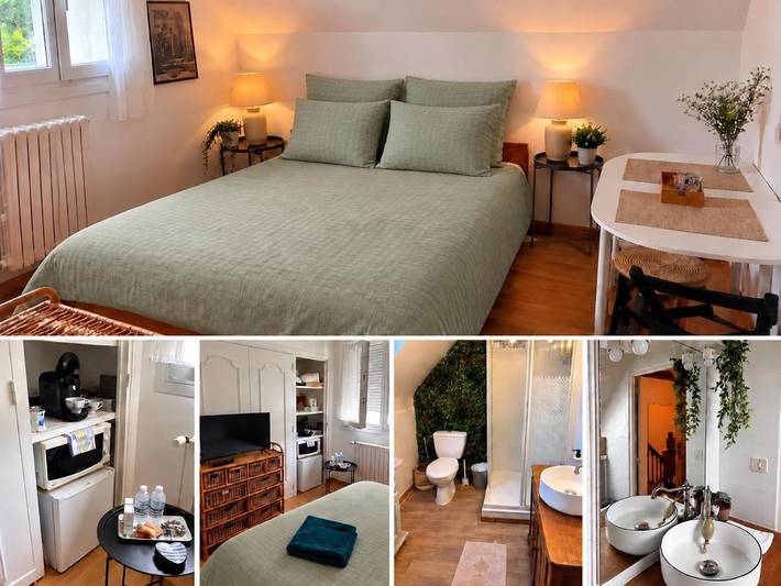 Gîte pour 2 personnes, avec Terrasse et Jardin à Saint-Jacques-de-la-Lande