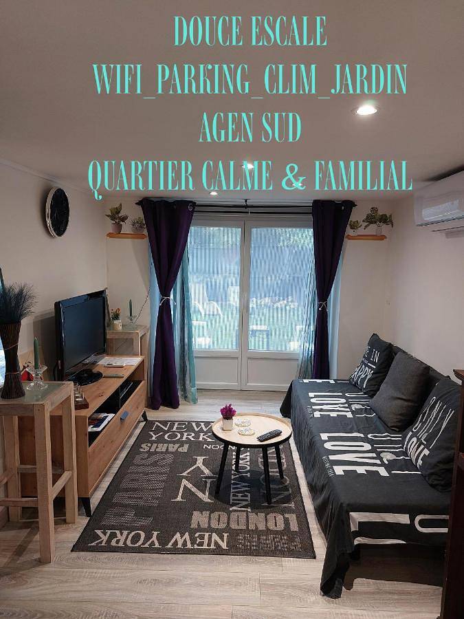 Appartement de vacances pour 3 personnes, avec terrasse ainsi que vue et jardin