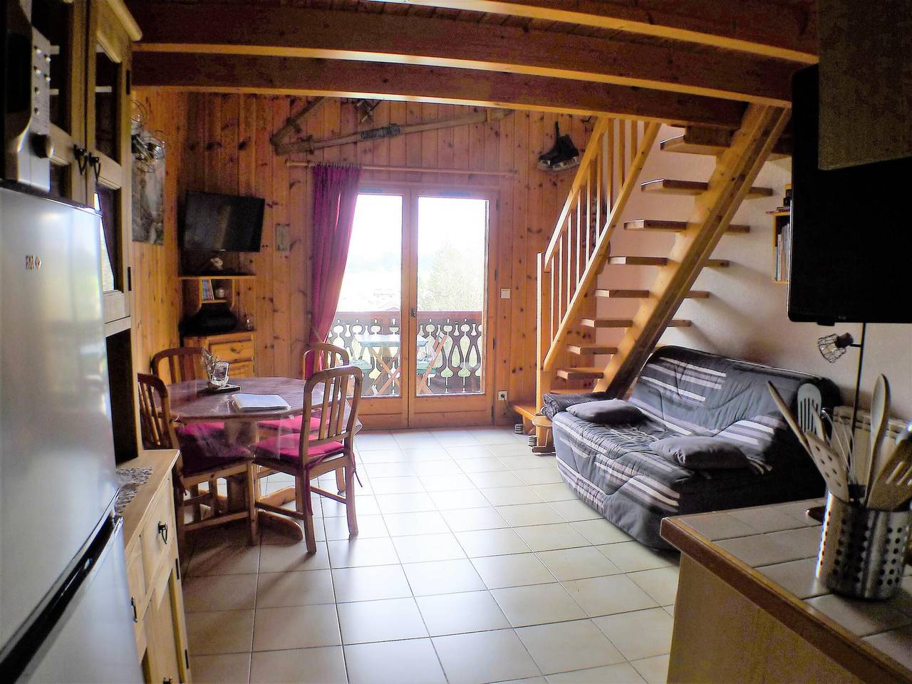 Appartement entier, Duplex T3 à Morillon - Animaux bienvenus, Wifi, Parking inclus in Station de Morillon, Grand Massif