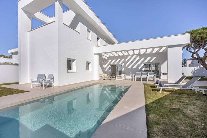 Chalet para 4 personas, con Jardín y Vistas al lago