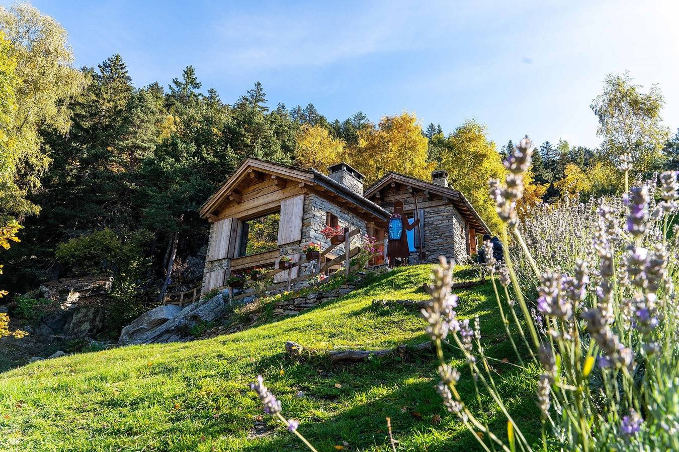 Chalé 'Panorama Res Albert' com vista montanha, Wi-Fi e jardim in San Giacomo Filippo, Valtellina