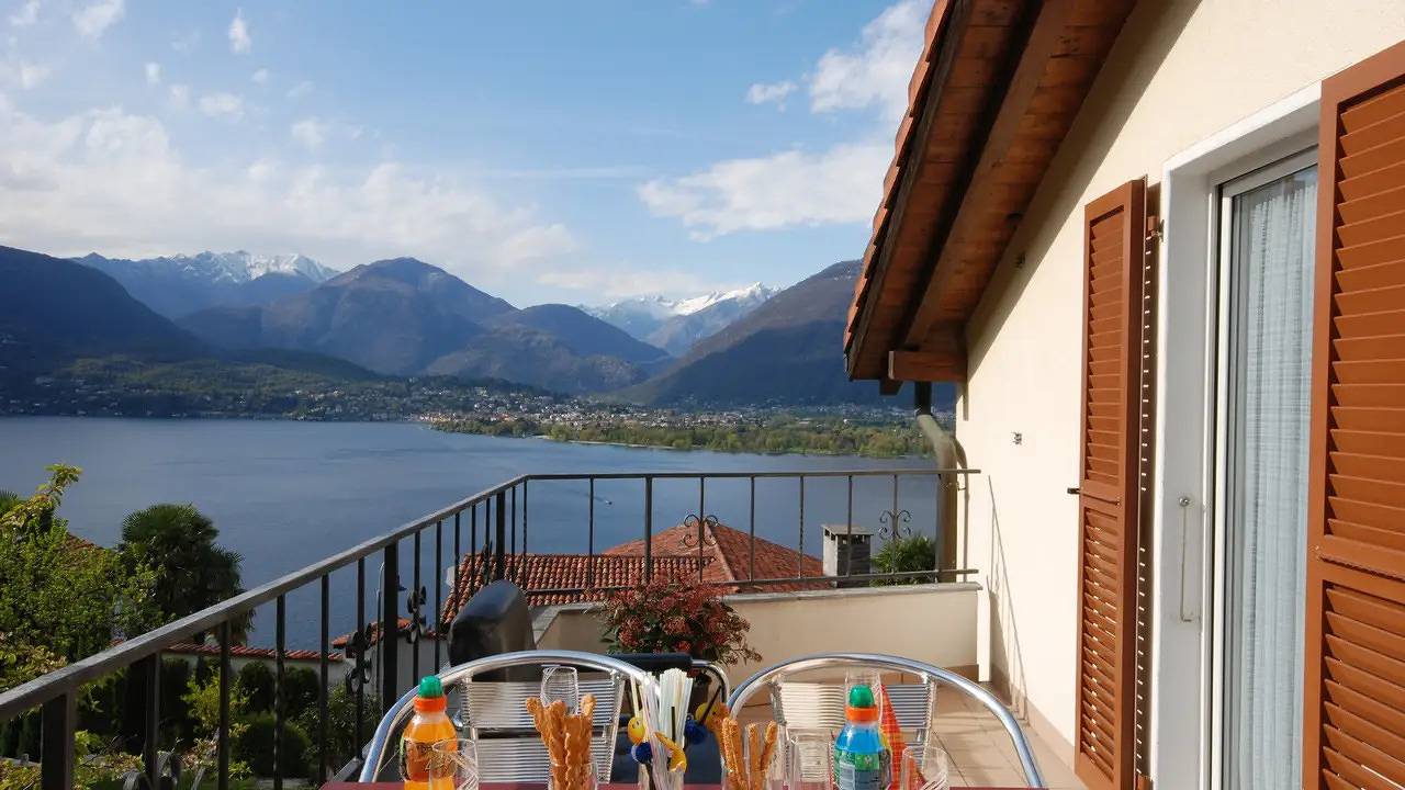 Ganze Ferienwohnung, Ferienwohnung für 4 Personen (55 m²) in Gambarogno in Gambarogno, Lago Maggiore (Schweiz)