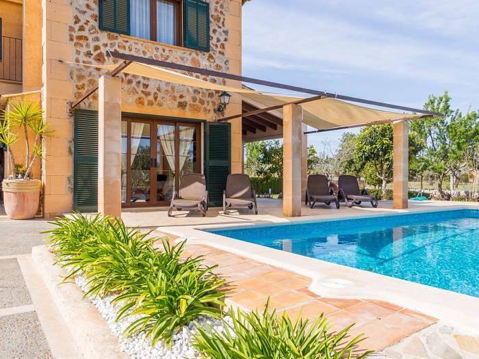 Casa de vacaciones para 8 personas, con Balcón/Terraza además de Jardín y Piscina en las Islas Baleares - 3