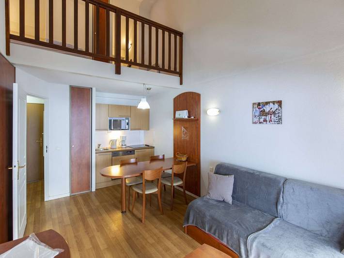 Apartamento para 7 personas, con balcón y piscina en La Mongie