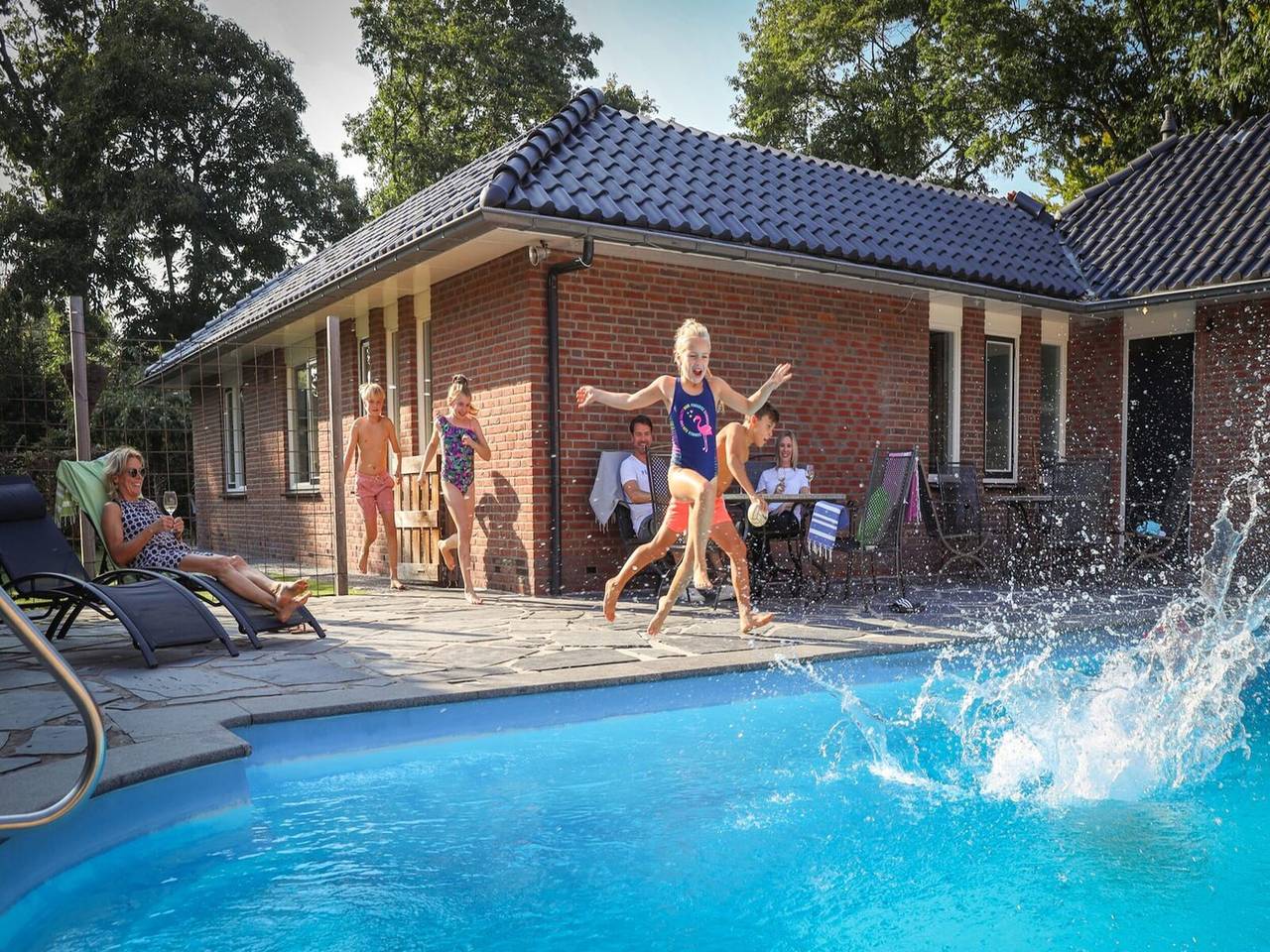 Villa in Niederlande mit Privatpool in Veluwe