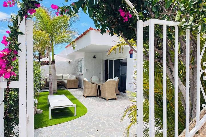 Bungalow für 5 Personen, mit Garten und Pool in Puerto Rico (Gran Canaria)