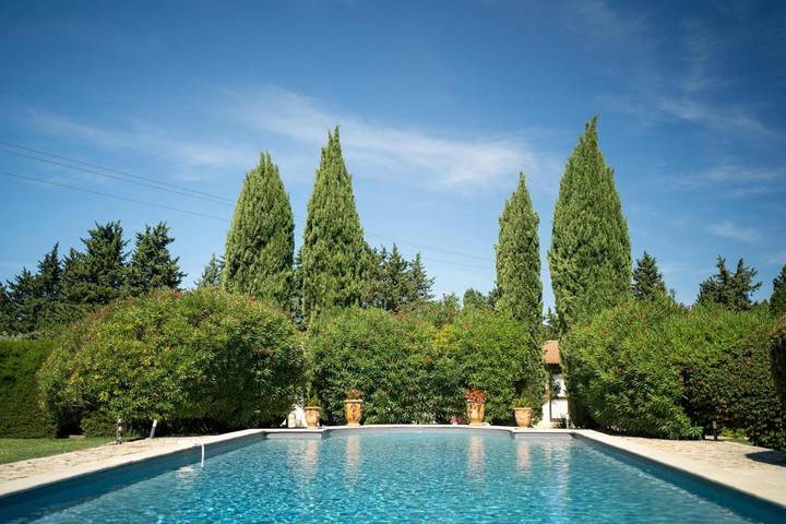 Location de vacances pour 4 personnes, avec vue ainsi que piscine et jardin à Entraigues-sur-la-Sorgue - 3