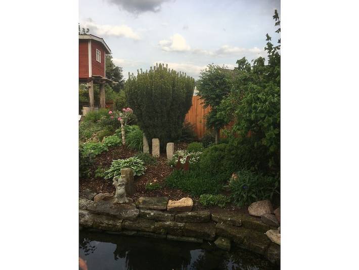 Ferienhaus für 3 Personen, mit Terrasse und Garten sowie Sauna
